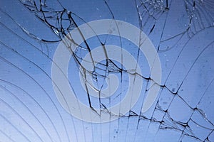 cracked broken mobile screen glass texture background macro