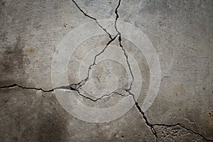 Cracked Cement Floor