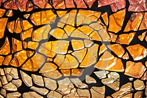 Cracked Colored Glass Texture