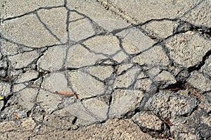 Cracked Concrete