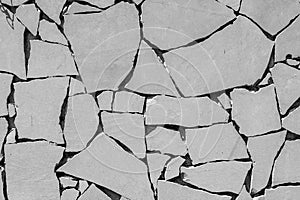 Cracked concrete background