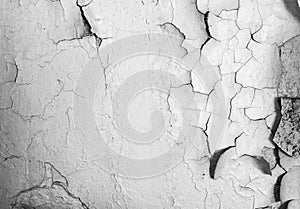 Cracked concrete old wall texture background