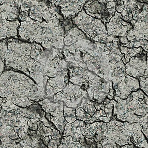 Cracked Concrete Wall. Seamless Tileable Texture.