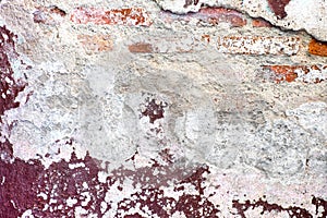 Cracked decay painted concrete wall texture background,grunge wa