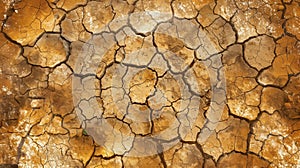 Cracked dry earth pattern