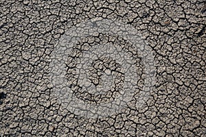 Cracked earth background. Close up cracked earth background