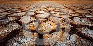 Cracked Earth Drought Aridity and Climate Change Visual