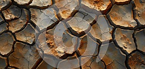 Cracked earth texture