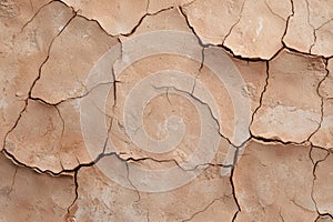 Cracked earth texture background