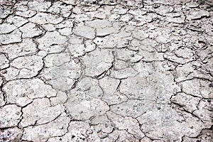Cracked earth texture dry farm land drought season background