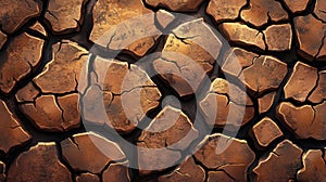 Cracked Earth Texture Pattern