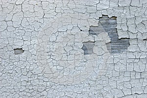 Cracked faded paint