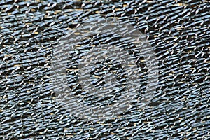 Cracked glass pattern. texture closeup. Natural sunlight