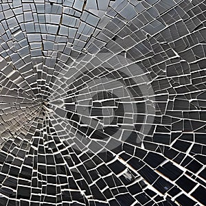 426 Cracked Glass: A textured and shattered background featuring cracked glass textures in broken and fragmented tones that crea