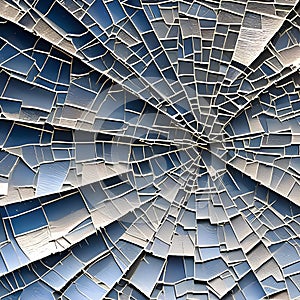 426 Cracked Glass: A textured and shattered background featuring cracked glass textures in broken and fragmented tones that crea