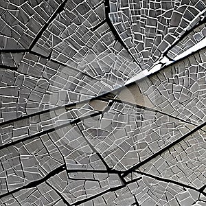 426 Cracked Glass: A textured and shattered background featuring cracked glass textures in broken and fragmented tones that crea