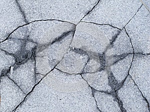 Cracked granite background