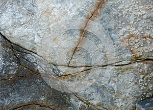 Cracked granite rock texture