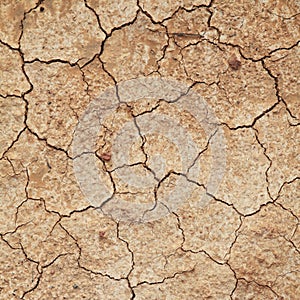 Cracked ground background.