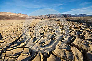 Cracked Ground Death Valley National Park