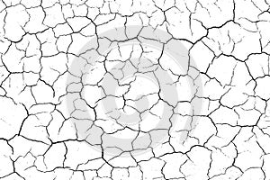 Cracked ground surface texture.
