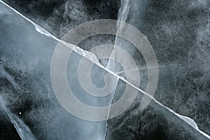 Cracked ice abstract background