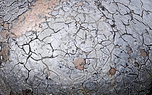 Cracked metal texture