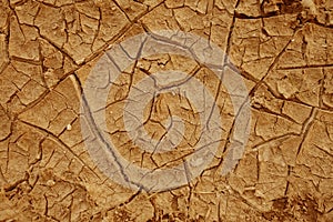 Cracked natural soil background