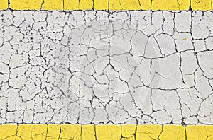 Cracked paint blank banner