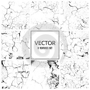 Cracked paint vector texture. Grunge background photo