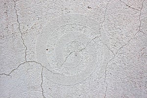 Cracked plaster