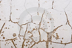 Cracked plaster texture.