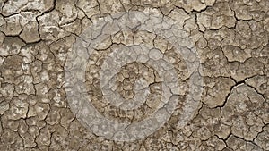 Cracked soil ground into the dry season, Broken clay pattern, Texture background.