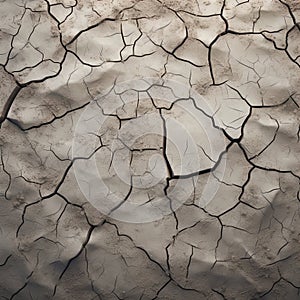 Cracked soil texture.