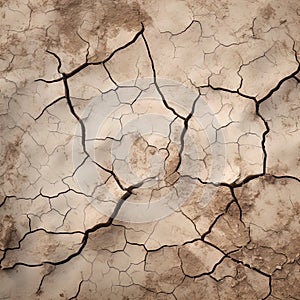 Cracked soil texture.