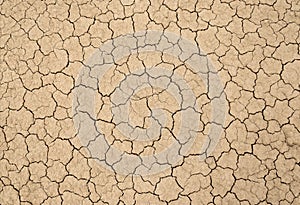 Cracked soil texture background