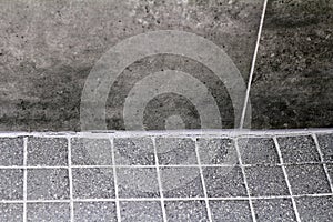 Cracked and Split Shower Tile Grout photo