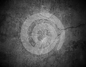 Cracked stone wall background