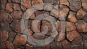Cracked Stone Wall Texture Background Image