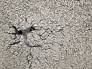 Cracked suffering earth photo