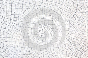 Cracked texture of old ceramic pottery
