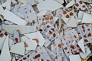 Cracked tiles