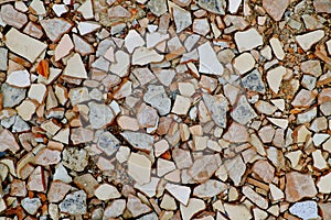 Cracked tiles