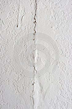 Cracked wall