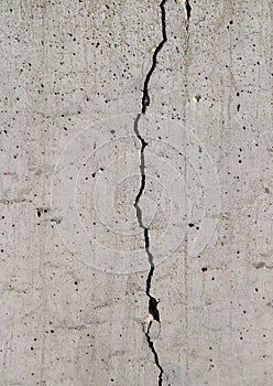 Cracked wall in Berlin.