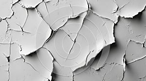 Cracked White Surface Texture Abstract Background