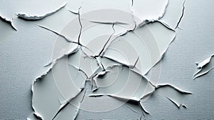Cracked white surface texture