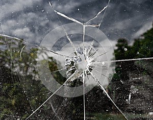 Cracked window