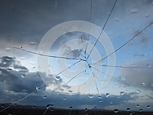 Cracked Windshield