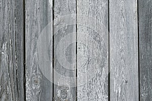 Cracked wooden fence, gray plank texture, timber background. Old wood floor, rough desk surface. Natural grunge boards with nails